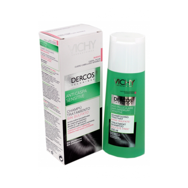 VICHY DERCOS TECHNIQUE CHAMPU ANTICASPA SENSIBLE 200 ML