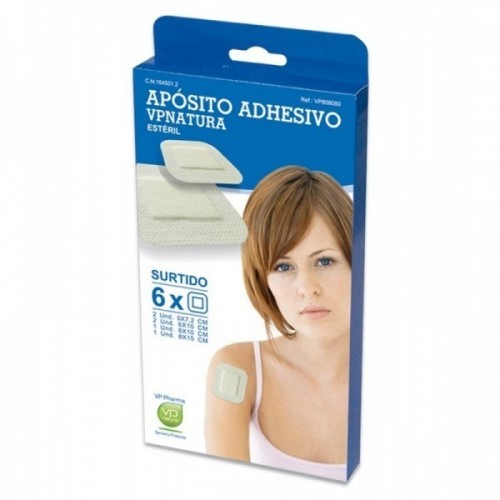 VP NATURA APOSITO ADHESIVO 5 X 7.2 CM 10 U
