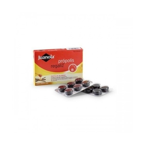 ANGELINI JUANOLA PROPOLIS 24 PASTILLAS BLANDAS REGALIZ Y MIEL