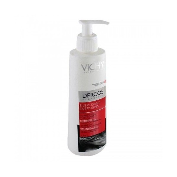 VICHY DERCOS CHAMPU ENERGIZANTE 400 ML (ROJO)
