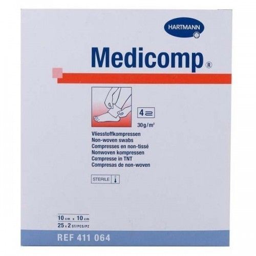 HARTMANN MEDICOMP GASA SUAVE 10X10CM 50U