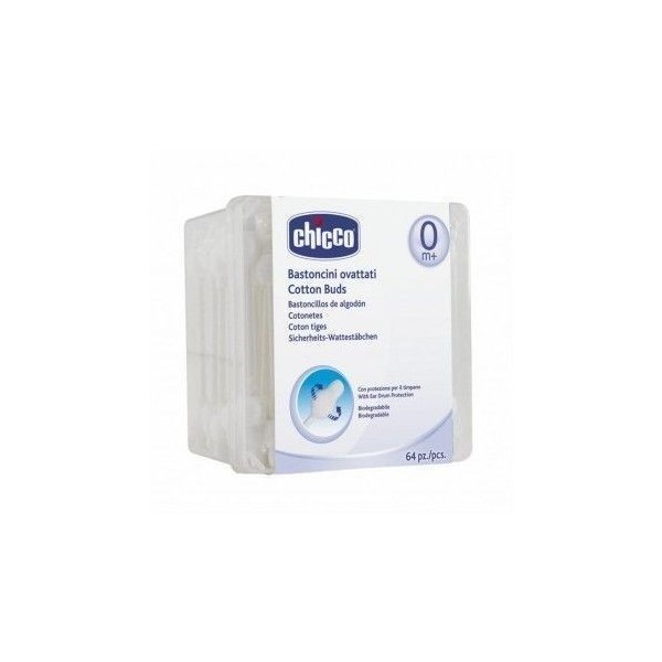 CHICCO BASTONCILLOS OIDOS SEGURIDAD 64 U