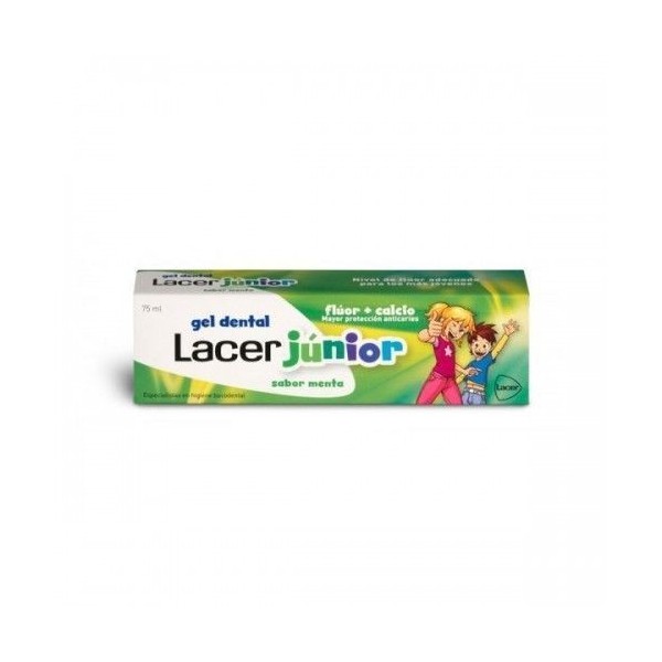 LACER JUNIOR GEL DENTAL 75 ML MENTA .