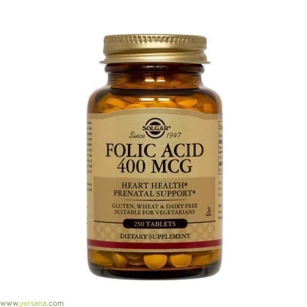 SOLGAR ACIDO FOLICO 400 MCG 100 COMP