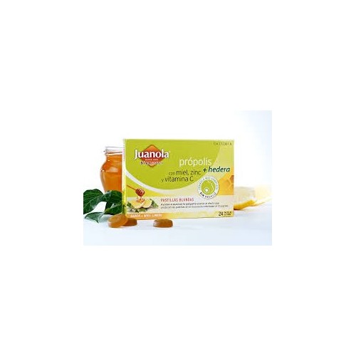 ANGELINI JUANOLA PROPOLIS 24 PASTILLAS BLANDAS MIEL HEREDA Y LIMON