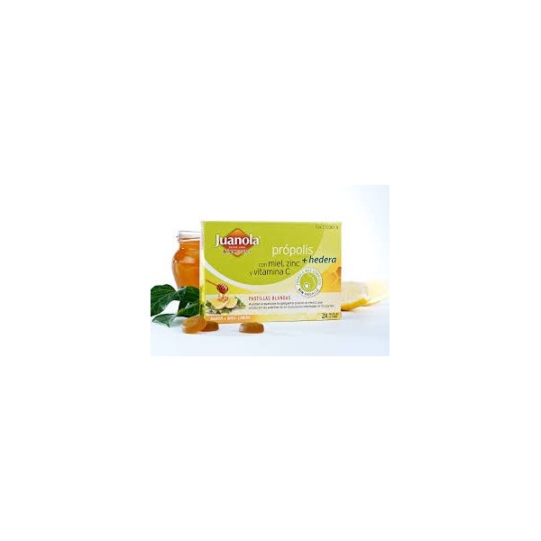 ANGELINI JUANOLA PROPOLIS 24 PASTILLAS BLANDAS MIEL HEREDA Y LIMON