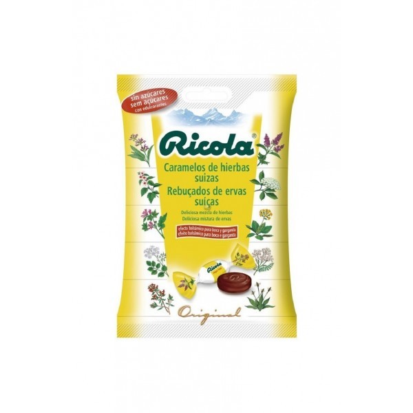 DIAFARM RICOLA CARAMELOS SIN AZUCAR HIERBAS CON STEVIA 50 G
