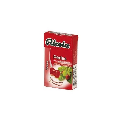 DIAFARM RICOLA PERLAS FRESA 25 G
