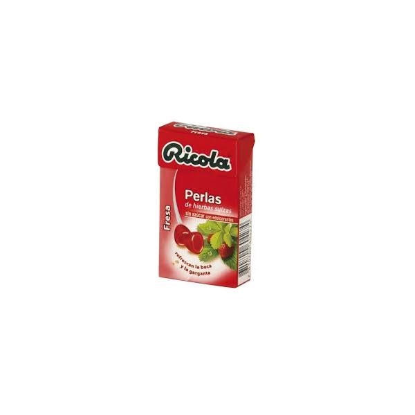 DIAFARM RICOLA PERLAS FRESA 25 G