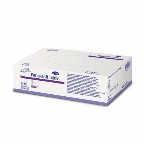 HARTMANN GUANTES DESECHABLES DE NITRILO PEHA-SOFT NITRILE T- MED 10 U