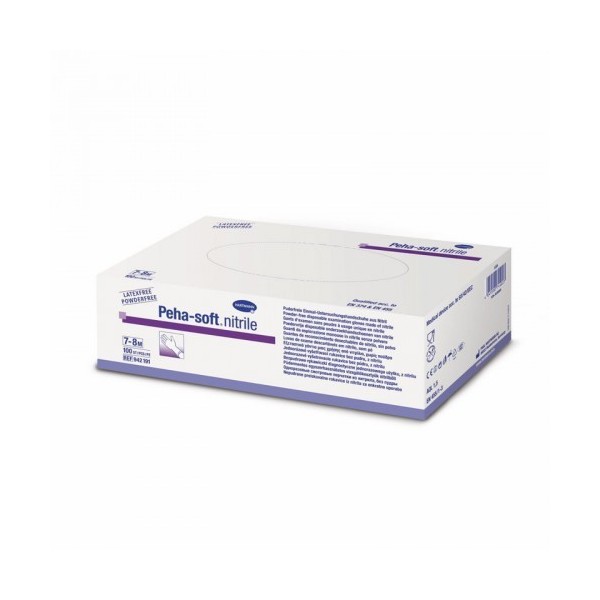 HARTMANN GUANTES DESECHABLES DE NITRILO PEHA-SOFT NITRILE T- MED 10 U