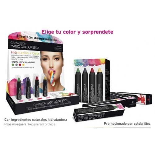 CAMALEON MAGIC COLOUR STICK LABIAL ROJO 4 G