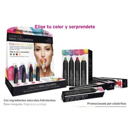 CAMALEON MAGIC COLOUR STICK LABIAL VERDE 4 G