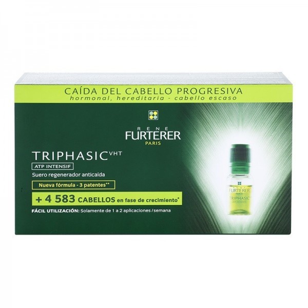 RENE FURTERER TRIPHASIC PROGRESSIVE  SUERO ANTICAIDA 5.5 ML 8 FRASCOS