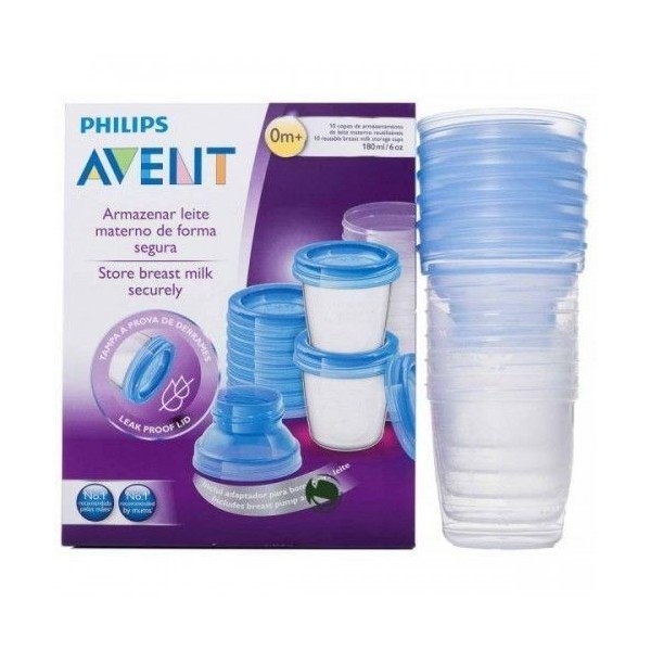 AVENT RECIPIENTES LECHE MATERNA 10 VASOS