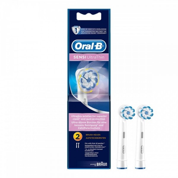 PROCTER ORAL B RECAMBIOS CEPILLO DENTAL ELECTRICO SENSI ULTRATHIN 3 U