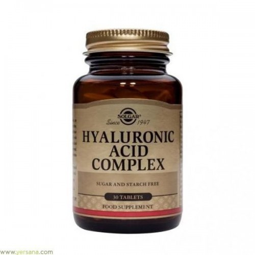 SOLGAR ACIDO HIALURONICO COMPLEX CON COLAGENO 120 MG 30 COMPRIMIDOS