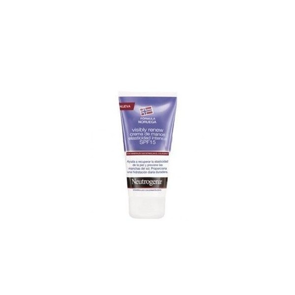 NEUTROGENA MANOS VISIBLY RENEW SPF 15 ELASTICI INTENSA 75 ML (MORADA) .