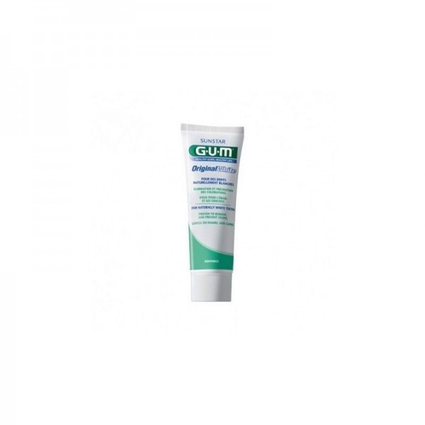 GUM ORIGINAL WHITE PASTA DENTAL 75 ML