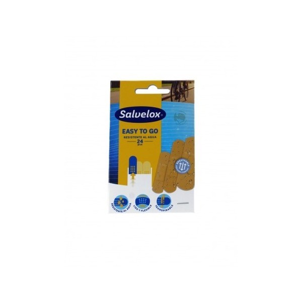 SALVELOX EASY TO GO APOSITO ADHESIVO RESISTENTE 24 U