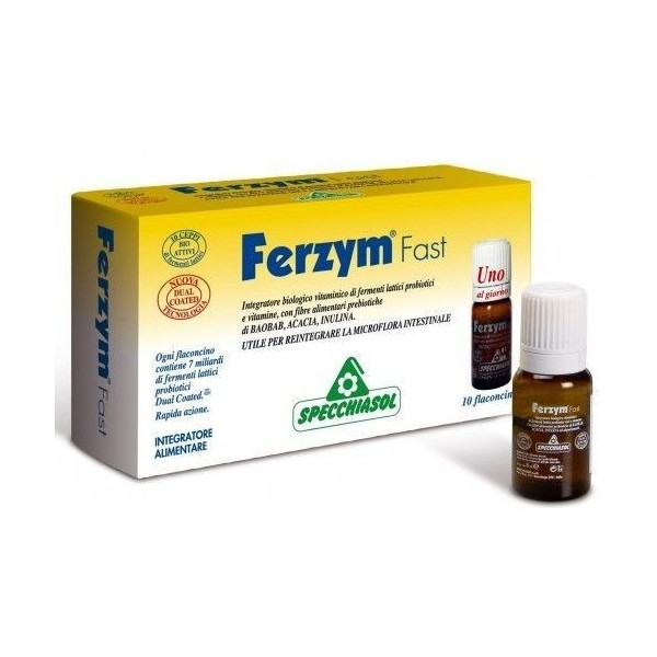 (NO PEDIR)SPECCHIASOL FERZYM FAST 10 FRASCOS .