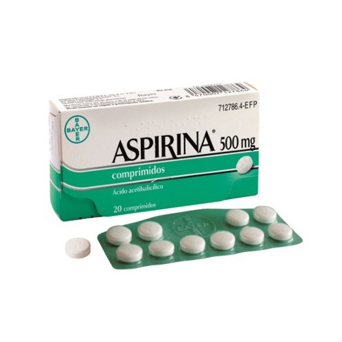 ASPIRINA 500 MG 20 COMPRIMIDOS