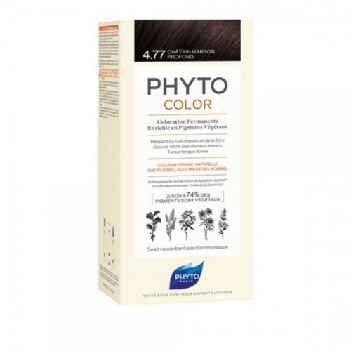PHYTO COLOR TINTE VEGETAL Nº4.77