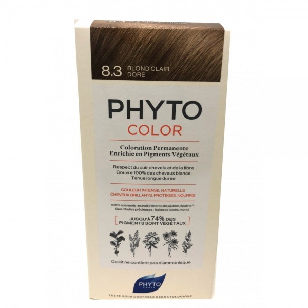 PHYTO COLOR TINTE VEGETAL Nº8.3