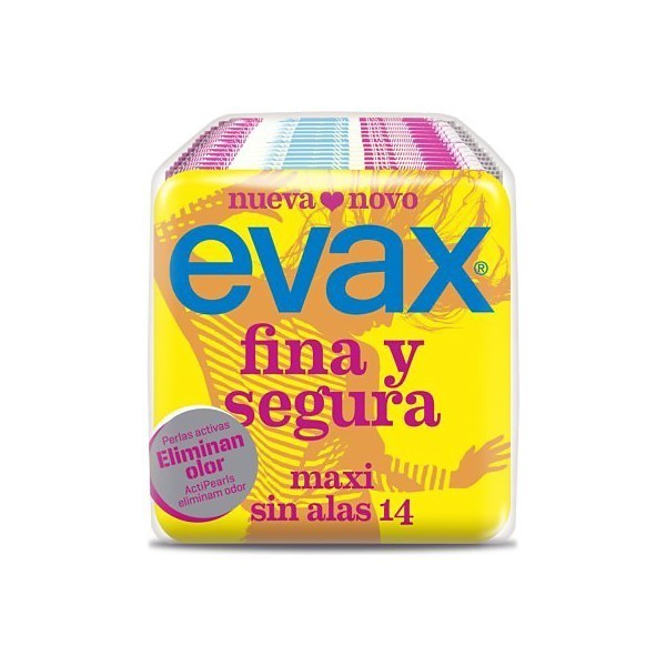 EVAX FINA Y SEGURA MAXI SIN ALAS 14UNID