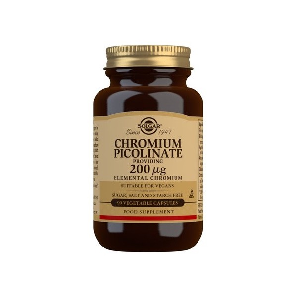 SOLGAR PICOLINATO DE CROMO 200MG