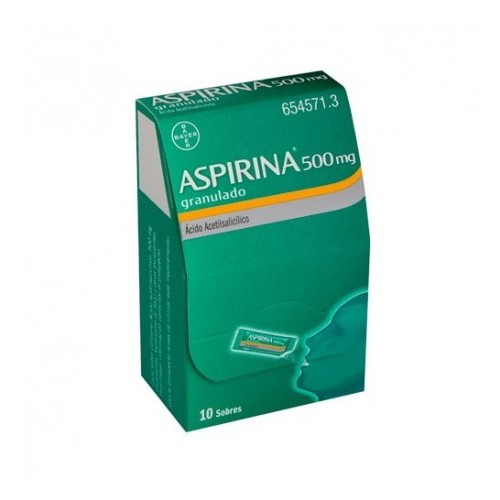 ASPIRINA 500 MG 10 SOBRES GRANULADO
