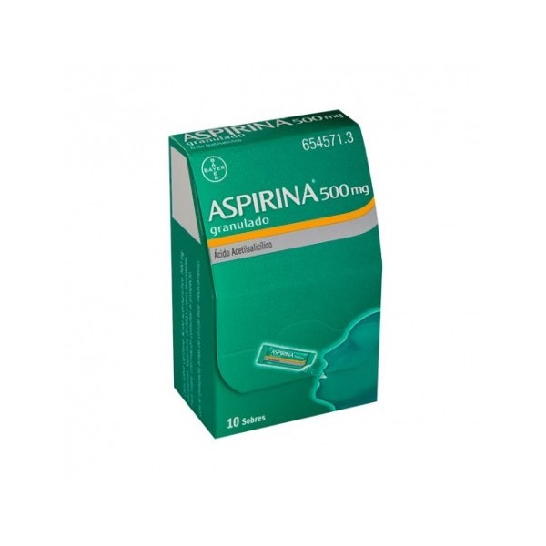ASPIRINA 500 MG 10 SOBRES GRANULADO