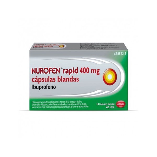 NUROFEN 400 MG 10 CAPSULAS BLANDAS
