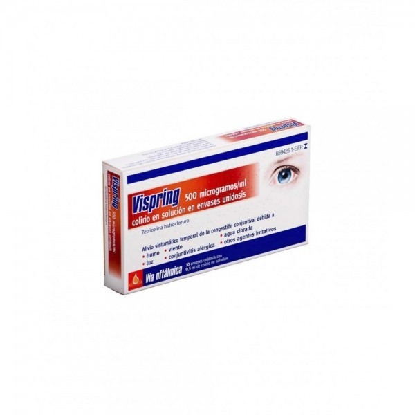 VISPRING 0.5 MG/ML COLIRIO 10 MONODOSIS SOLUCION0.5 ML