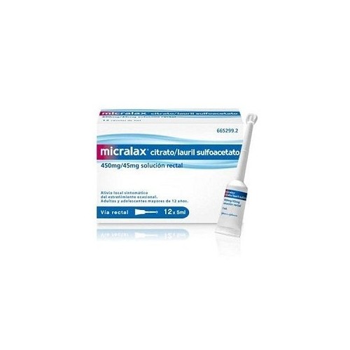 MICRALAX EMULSION RECTAL 12 MICROENEMAS 5 ML