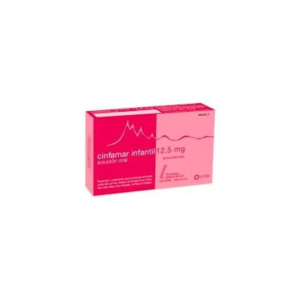 CINFAMAR INFANTIL 12.5 MG SOLUCION ORAL 12 UNIDOSIS 5 ML