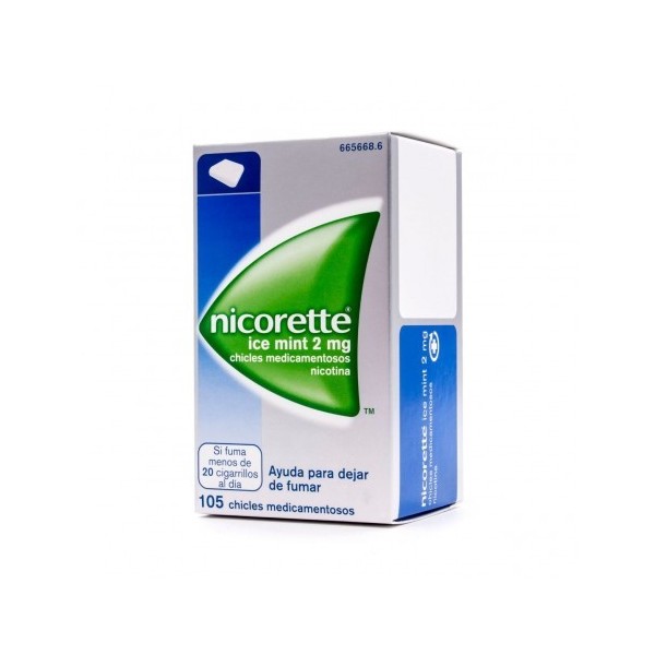 NICORETTE ICE MINT 2 MG 105 CHICLES