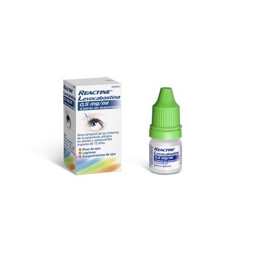 REACTINE LEVOCABASTINA 0.5 MG/ML COLIRIO 1 FRASCO SUSPENSION 4 ML