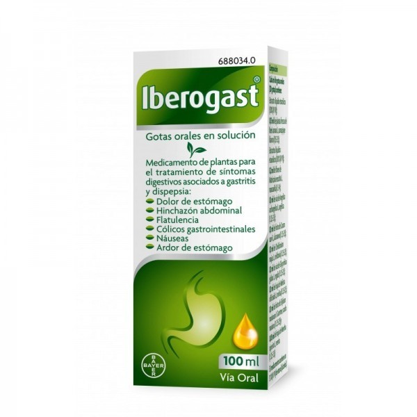 IBEROGAST GOTAS ORALES SOLUCION 100 ML