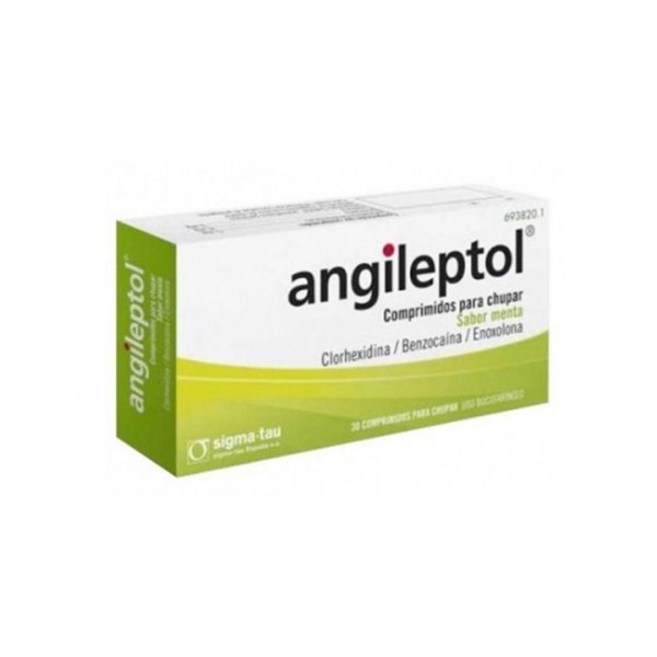 ANGILEPTOL 30 COMPRIMIDOS PARA CHUPAR MENTA