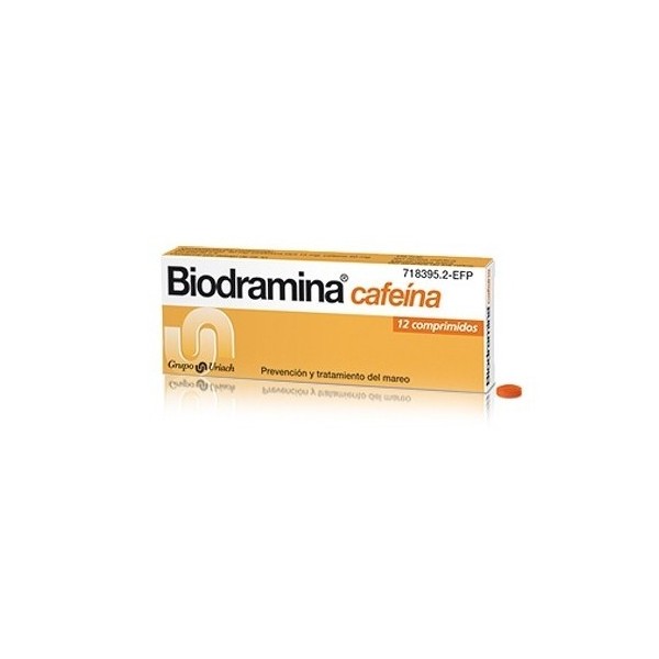 BIODRAMINA CAFEINA 12 COMPRIMIDOS
