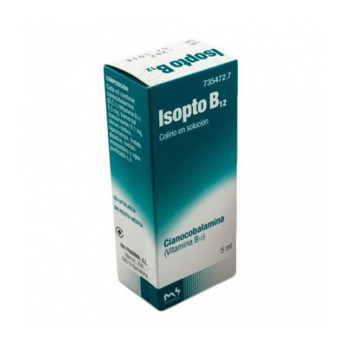 ISOPTO B 12 0.5 MG/ML COLIRIO 1 FRASCO SOLUCION 5 ML
