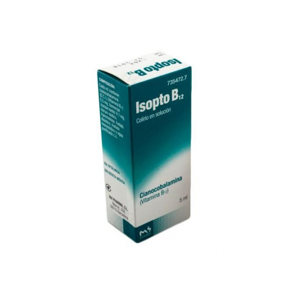 ISOPTO B 12 0.5 MG/ML COLIRIO 1 FRASCO SOLUCION 5 ML