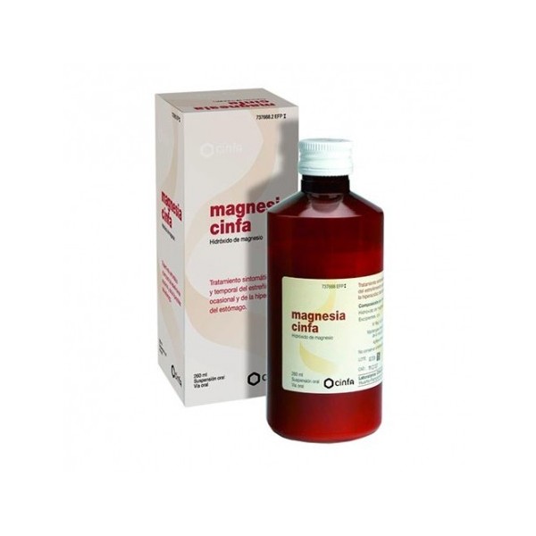 MAGNESIA CINFA 200 MG/ML SUSPENSION ORAL 300 G