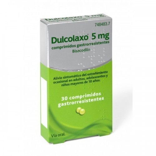 DULCOLAXO BISACODILO 5 MG 30 COMPRIMIDOS GASTRORRESISTENTES .