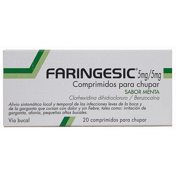 FARINGESIC 20 COMPRIMIDOS PARA CHUPAR
