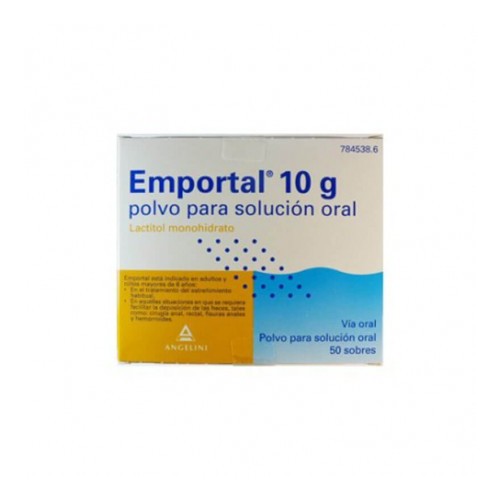 EMPORTAL 10 G 50 SOBRES POLVO SOLUCION ORAL