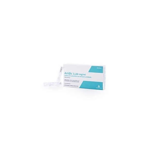 ARTIFIC 3.2 MG/ML COLIRIO 30 MONODOSIS SOLUCION 0.5 ML