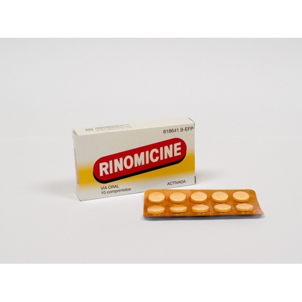 RINOMICINE ACTIVADA 10 COMPRIMIDOS