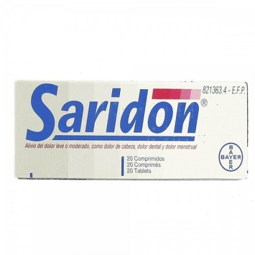 SARIDON 20 COMPRIMIDOS